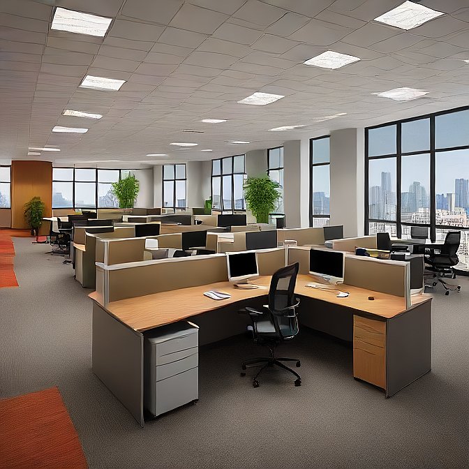 Commercial Office Interior Design Project in Hebbal Bangalore